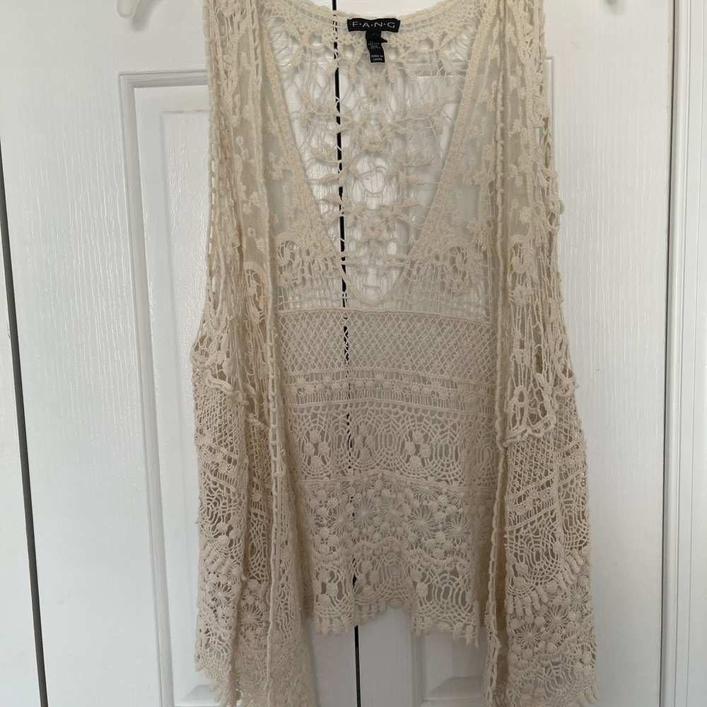 Lace Boho Vest